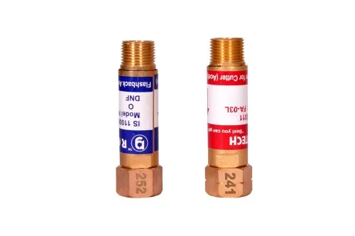 Flashback Arrestor for Regulator & Gas Cutter Sets